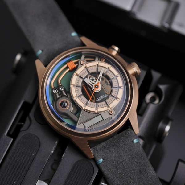 The Electricianz The Cazino Suede Leather ZZ-A3C/04 - 45mm