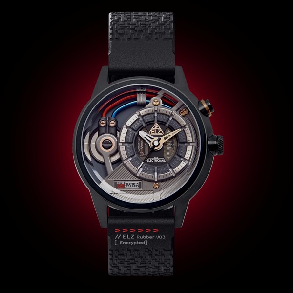 The Electricianz The Dark Z New Black Rubber ZZ-A3C/05-CRD - 45mm