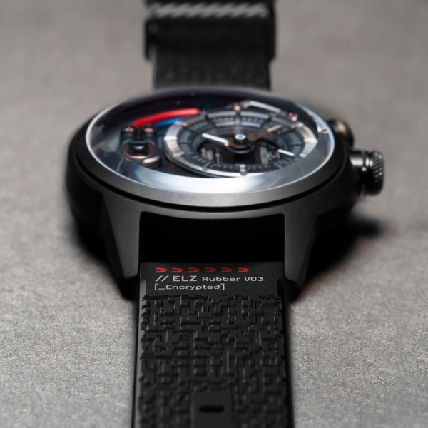 The Electricianz The Dark Z New Black Rubber ZZ-A3C/05-CRD - 45mm