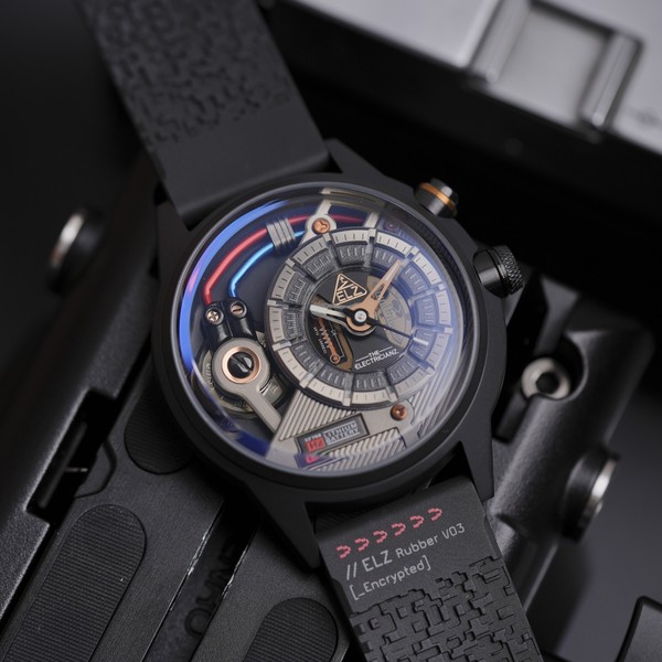 The Electricianz The Dark Z New Black Rubber ZZ-A3C/05-CRD - 45mm