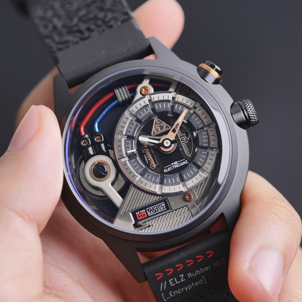 The Electricianz The Dark Z New Black Rubber ZZ-A3C/05-CRD - 45mm