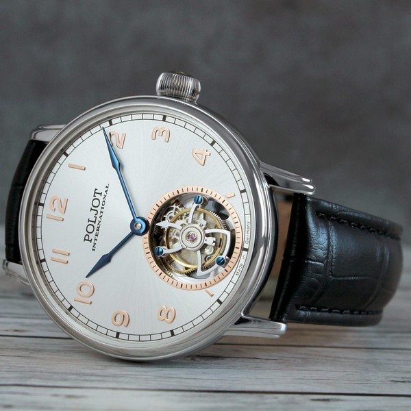 Poljot International Tourbillon 3400.XVIII 3400.T-XVIII-SS - 42mm