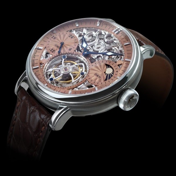 Poljot International Tourbillon Skeleton Gold 3360.T555WG-R - 43mm