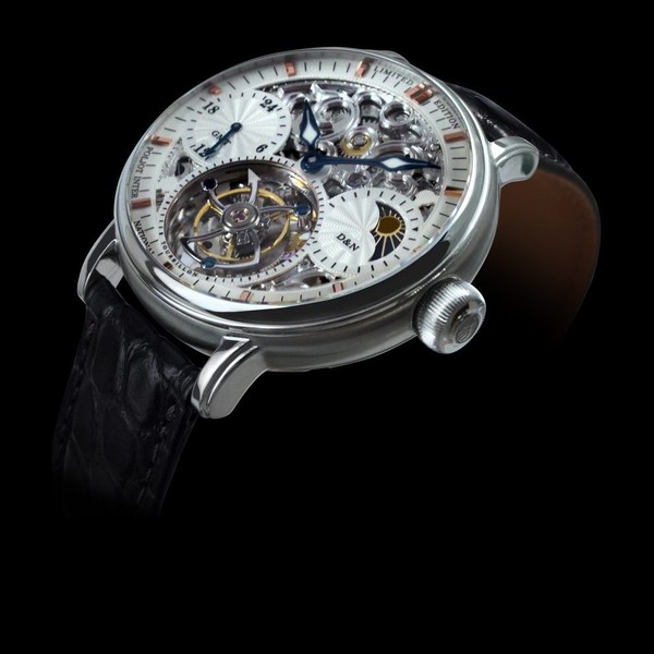 Poljot International Tourbillon Skeleton Gold 3360.T555WG-S - 43mm