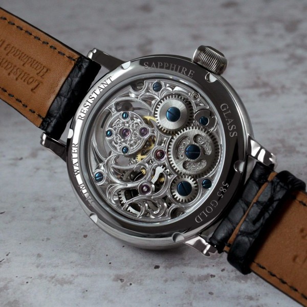 Poljot International Tourbillon Skeleton Gold 3360.T555WG-S - 43mm