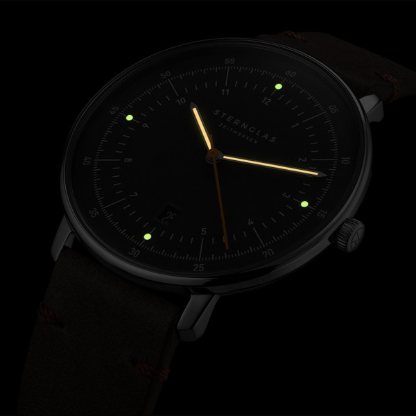 Sternglas Hamburg Neugraphit Quartz S01-HH39-VI11 - 42mm