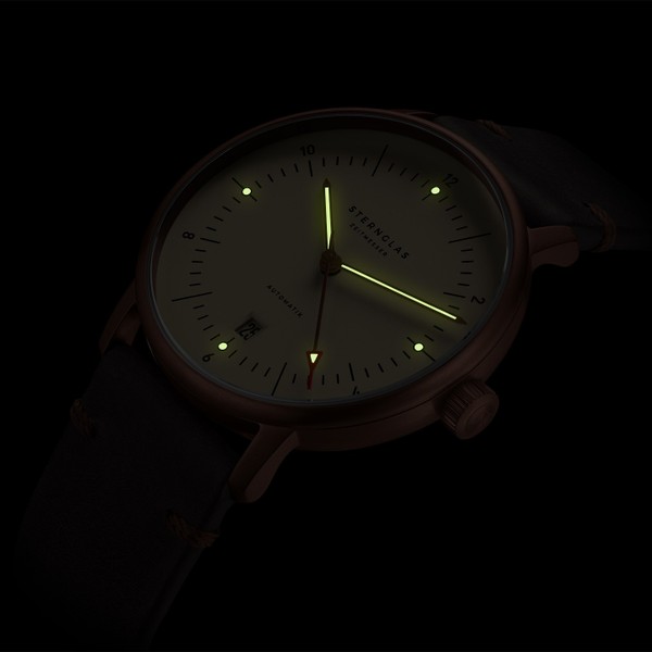 Sternglas Naos Automatik Alabaster Bronze S02-NA42-VI17 - 38mm