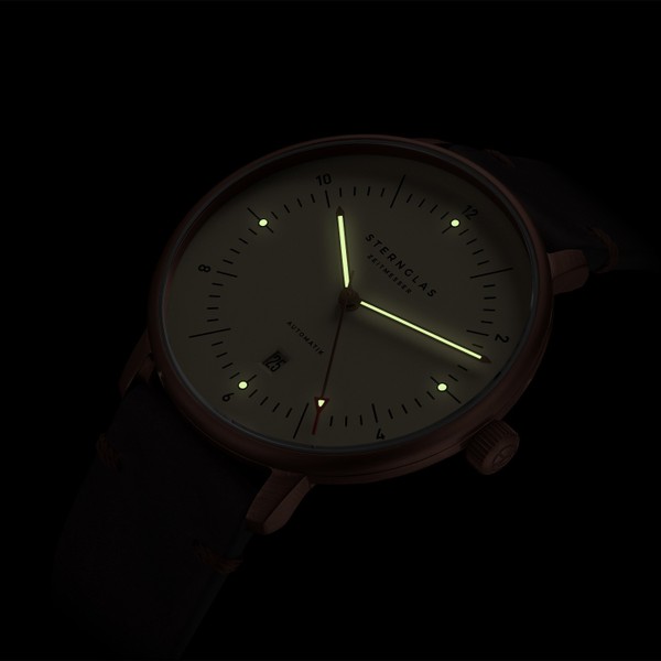 Sternglas Naos XL Automatik Alabaster Bronze S02-NX42-VI17 - 42mm