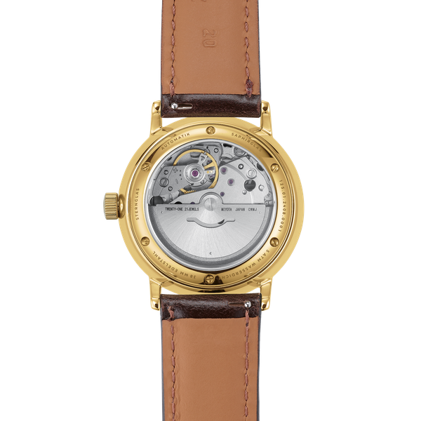 Sternglas Naos Automatik Dark Green Gold S02-NA22-BR01 - 38mm