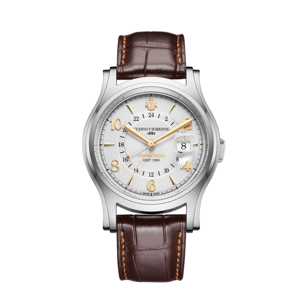 Cuervo y Sobrinos Churchill 1895 GMT 2811.1GMTA - 43mm