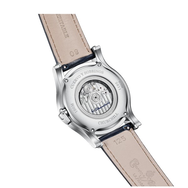 Cuervo y Sobrinos Churchill 1895 GMT 2811.1GMTB - 43mm