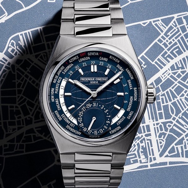 Frederique Constant Highlife Worldtimer Manufacture FC-718N4NH6B - 41mm