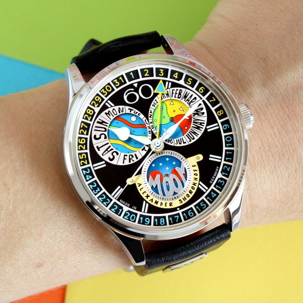 Alexander Shorokhoff Full Calendar Cadamomo Black AS.VK-CDMM4 - 43.5mm