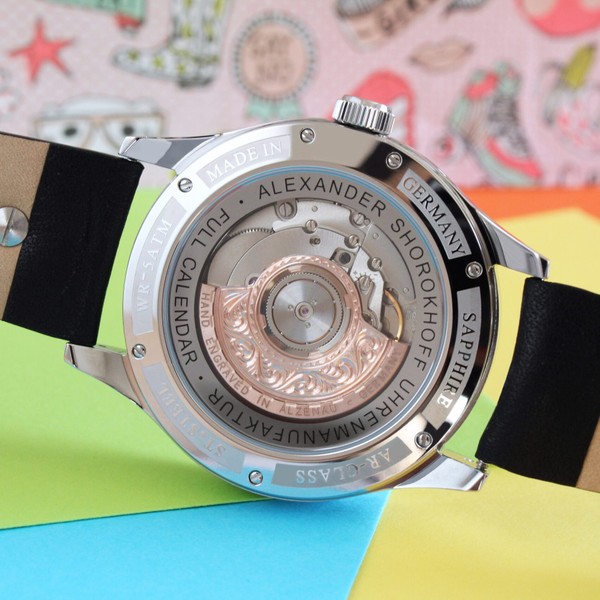 Alexander Shorokhoff Full Calendar Cadamomo Black AS.VK-CDMM4 - 43.5mm