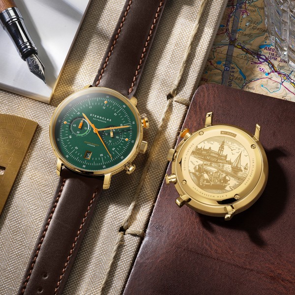 Sternglas Hamburg Chrono Edition Vintage S01-HCV22-BR01 - 42mm