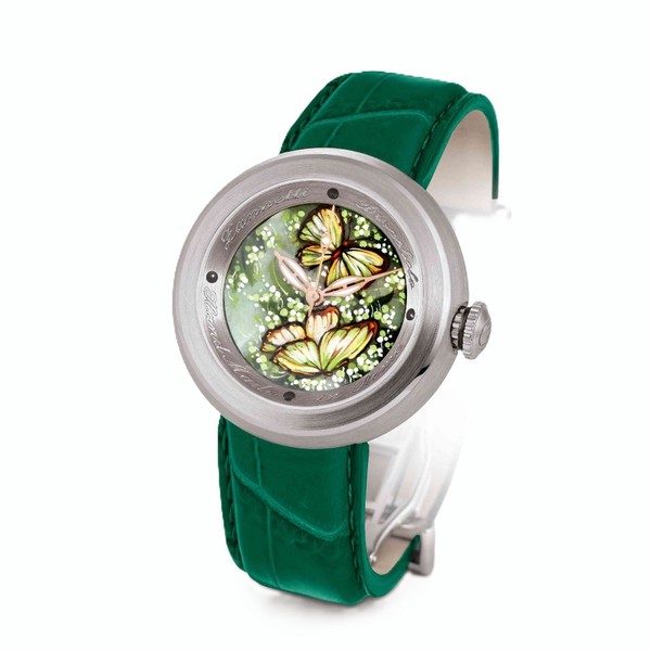 Zannetti Discobolo Lady butterfly steel DSCLD.01BT - 39mm