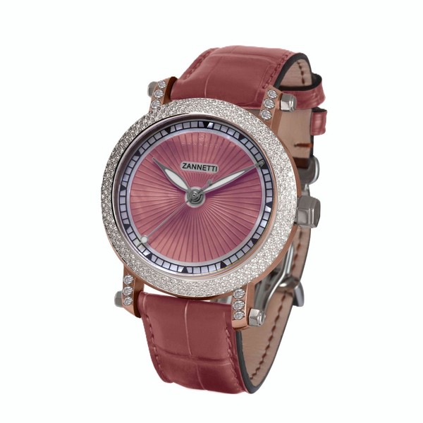 Zannetti Gladiator Lady – Bronze diamonds pink WCIG018.031 - 39mm