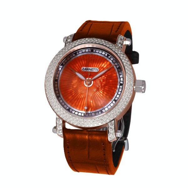 Zannetti Gladiator Mother of Pearl Man – bronze diamonds orange – automatic WCIG018.GM052 - 43mm