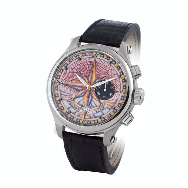 Zannetti Magnificum Chrono Compass Rose Blue MRV.C2S-B.G.A