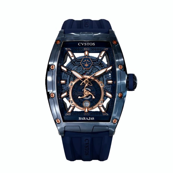 CVSTOS Challenge Jetliner PS Blue Steel 5N COMP Tequila Barajas A10103.4103001 - 41mm