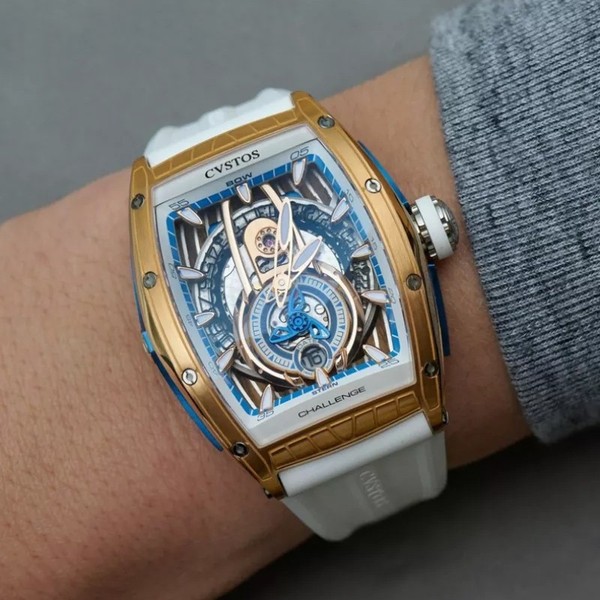 CVSTOS Sealiner PS Bicolor 5N Red Gold Skyblue C00103.4125001 - 53.7 x 41 mm
