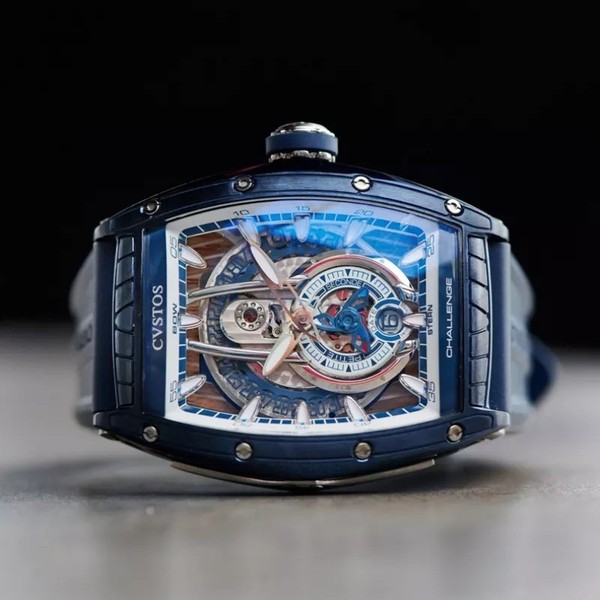CVSTOS Sealiner PS Navy Blue Steel C00103.4106002 - 53.7 x 41 mm