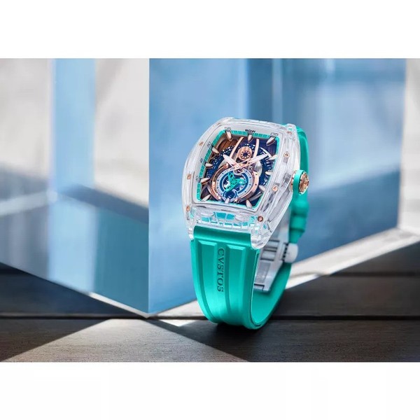 CVSTOS Sealiner PS Sapphire Turquoise C00103.4183002 - 53.7 x 41 mm