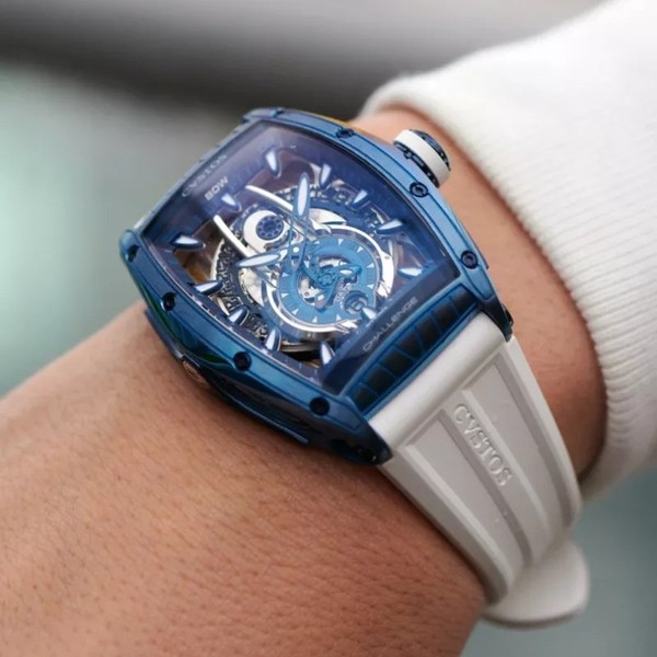 CVSTOS Sealiner PS Skyblue Steel Navy Blue C00103.4106003 - 53.7 x 41 mm