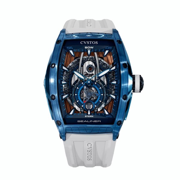 CVSTOS Sealiner PS Skyblue Steel Navy Blue C00103.4106003 - 53.7 x 41 mm