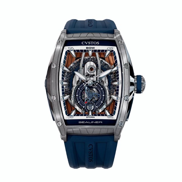CVSTOS Sealiner PS Steel Navy Blue C00103.4106001 - 53.7 x 41 mm