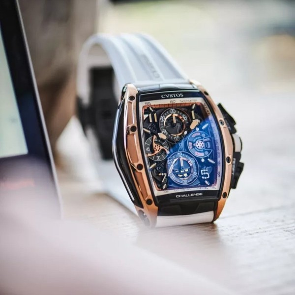 CVSTOS Chrono 5N Red Gold Black Titanium White B00107.4172003 - 53.7 x 41 mm