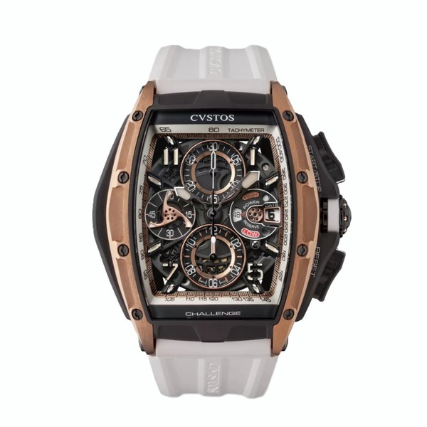 CVSTOS Chrono 5N Red Gold Black Titanium White B00107.4172003 - 53.7 x 41 mm