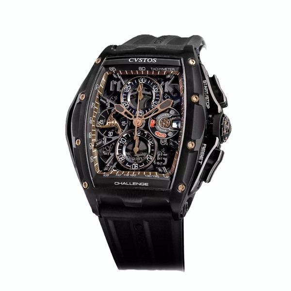CVSTOS Chrono Black Steel Black-5N B00107.4102005 - 53.7 x 41 mm
