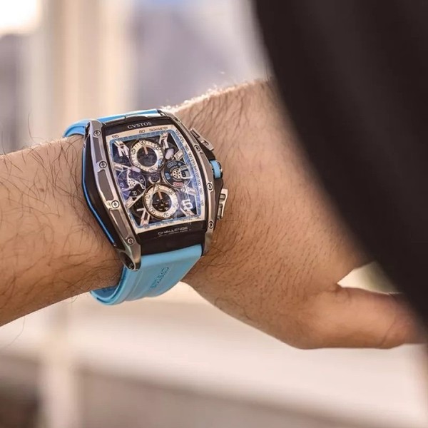 CVSTOS Chrono Grey Brancard Black Titanium Blue B00107.4176001 - 53.7 x 41 mm