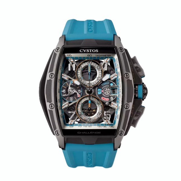 CVSTOS Chrono Grey Brancard Black Titanium Blue B00107.4176001 - 53.7 x 41 mm