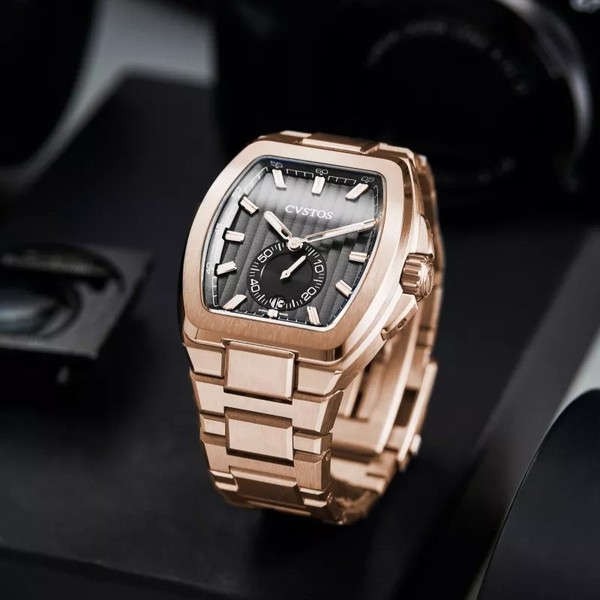 CVSTOS Metropolitan PS 5N Red Gold Grey F01103.4222001 - 51 x 42 mm