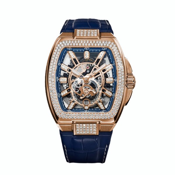 CVSTOS Metropolitan PS 5N Red Gold SQLT 5N Dial Diamond F00103.4225001 - 51 x 42 mm