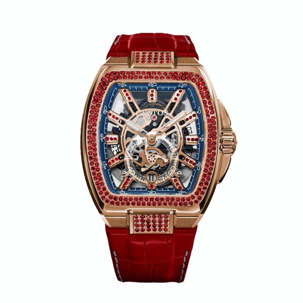 CVSTOS Metropolitan PS 5N Red Gold SQLT 5N Dial Rubie F00103.4225003 - 51 x 42 mm
