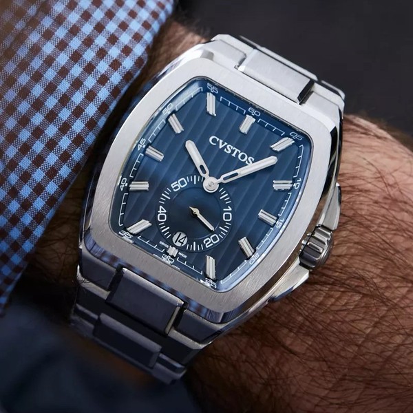 CVSTOS Metropolitan PS Titanium Blue F01103.4213001 - 51 x 42 mm