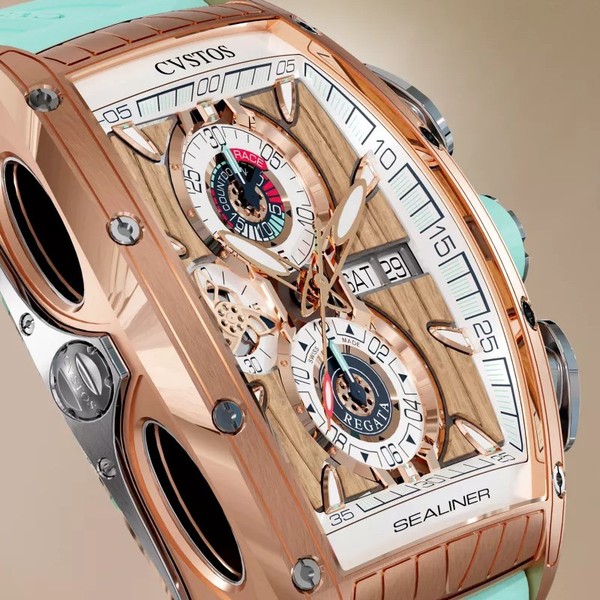 CVSTOS Sealiner Chronograph 5N Red Gold 5N C01107.4125001 - 53.7 x 41 mm