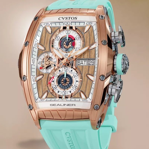 CVSTOS Sealiner Chronograph 5N Red Gold 5N C01107.4125001 - 53.7 x 41 mm