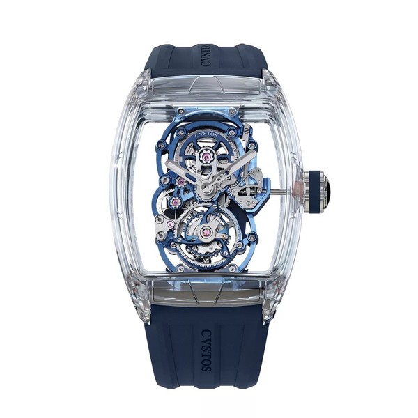 CVSTOS Challenge Tourbillon 8 Sapphire /Blue MVT E00105.3983001 - 41mm