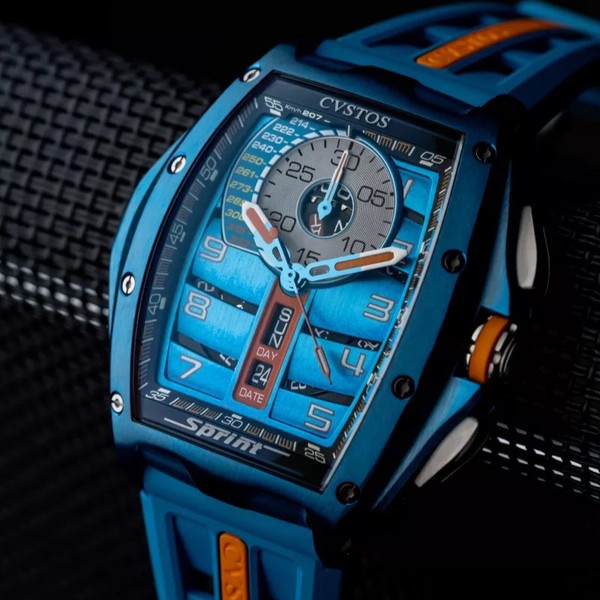 CVSTOS Racing Chrono Sprint Steel Sky Blue B01107.4103001 - 41mm