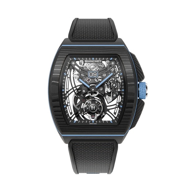 Bianchet B 1.618 Flying Tourbillon Grande Date Carbon Sky Blue CBSBFTGD4 - 43 x 51mm
