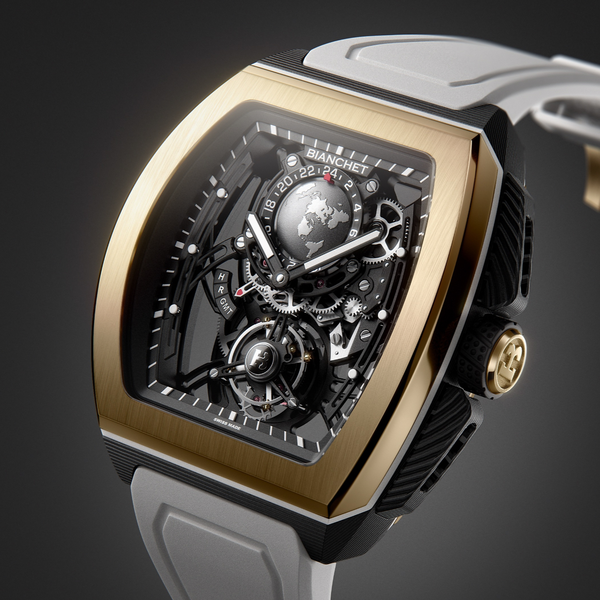 Bianchet B 1.618 Flying Tourbillon Sport GMT Hybrid Gold HBGLFTSG4 - 43 x 51mm