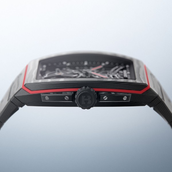 Bianchet B 1.618 Flying Tourbillon UltraFino Skeleton Carbon Red UFFTSKCBRD - 40 x 47.39mm