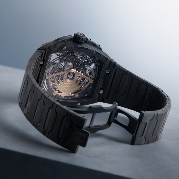 Bianchet B 1.618 Flying Tourbillon UltraFino Skeleton Carbon Red UFFTSKCBRD - 40 x 47.39mm