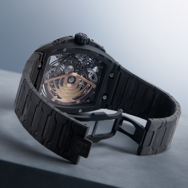 Bianchet B 1.618 Flying Tourbillon UltraFino Skeleton Carbon Sky Blue UFFTSKCBSB - 40 x 47.39mm