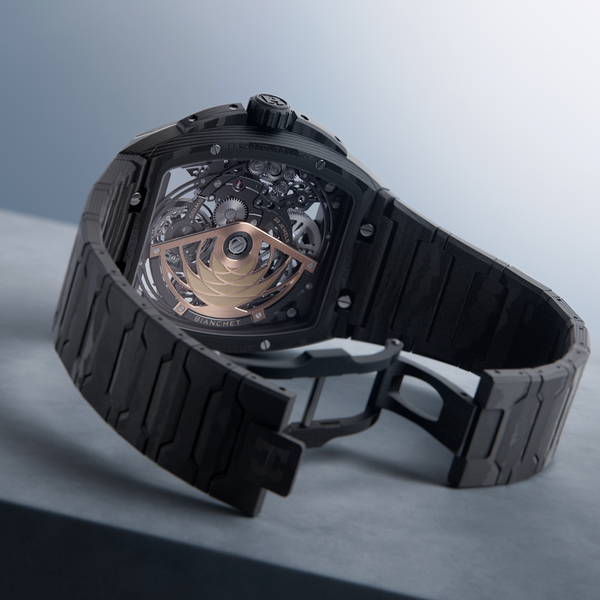 Bianchet B 1.618 Flying Tourbillon UltraFino Skeleton Carbon White UFFTSKCBW - 40 x 47.39mm
