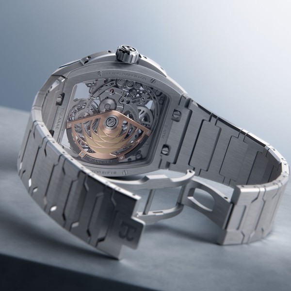 Bianchet B 1.618 Flying Tourbillon UltraFino Skeleton Titanium Blue UFFTSKTNBL - 40 x 47.39mm